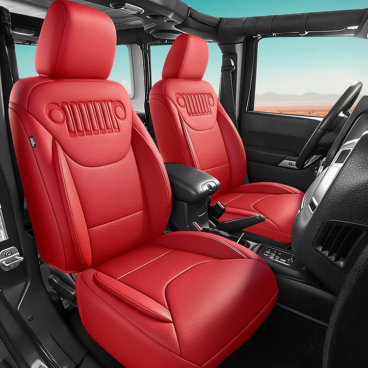 Egyedi kialakítású Jeep Wrangler üléshuzat